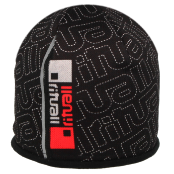 Merino čepice RITUALL REFLEX, černá/červená