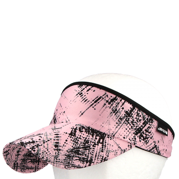 Vázací čelenka s kšiltem Coolmax RETRO, světle růžová