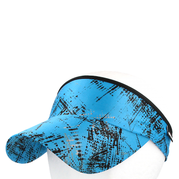 Vázací čelenka s kšiltem Coolmax RETRO, středně modrá