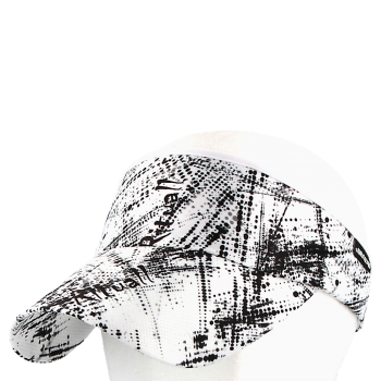 Vázací čelenka s kšiltem Coolmax RETRO, bílá