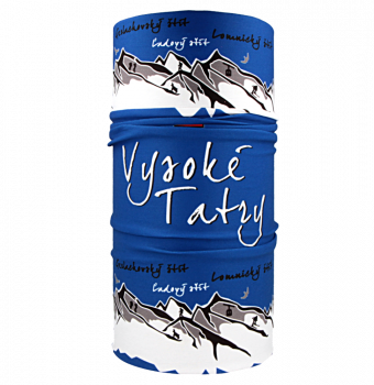 Nákrčník VYSOKÉ TATRY modrá 