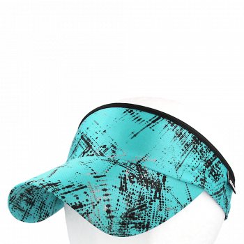 Vázací čelenka s kšiltem Coolmax RETRO, tyrkysová