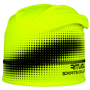 dlouhá čepice PW SPORT, fluo žlutá