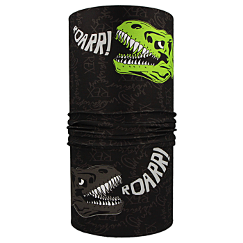 nákrčník T-REX, černá/zelená/šedá