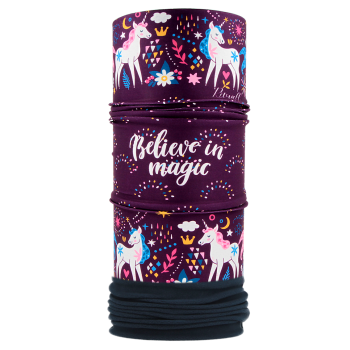 Nákrčník s flisem MAGIC UNICORN, fialová