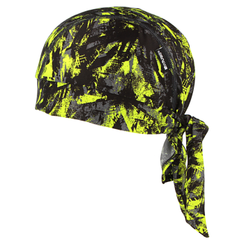 pirát šátek STŘEPY, fluo žlutá