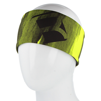 zimní dvojitá čelenka R, fluo žlutá