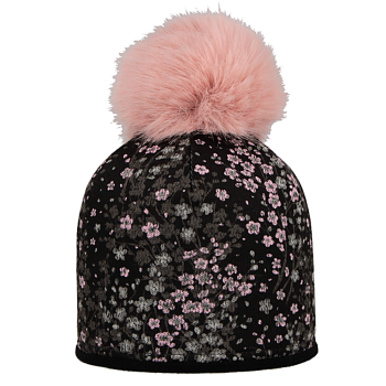 Merino čepice SAKURA kož., růžová
