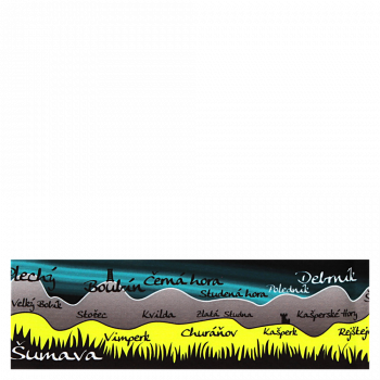 čelenka ŠUMAVA tyrkysová