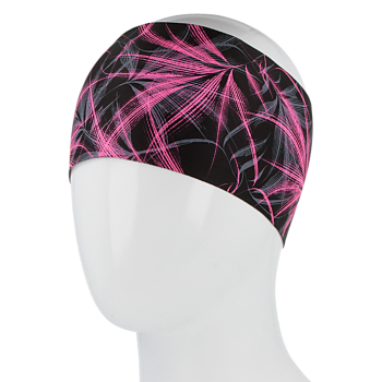 vysoká čelenka PALMA, černá/fluo růžová