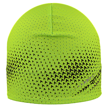 Perforovaná čepice HROTY, fluo zelená