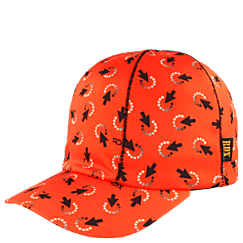kšiltovka s pevným kšiltem Coolmax ŠIPKY, oranžová