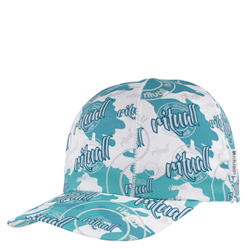 kšiltovka s pevným kšiltem Coolmax EMBLEM MASKÁČ, tyrkysová