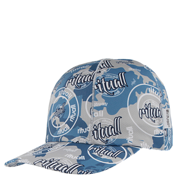 kšiltovka s pevným kšiltem Coolmax EMBLEM MASKÁČ, modrá