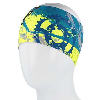 vysoká čelenka CYKLO ŘETĚZ, fluo žlutá