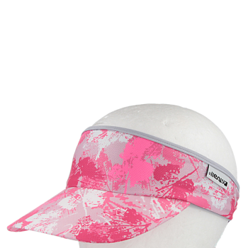 Vázací čelenka s kšiltem Coolmax ODSTÍNY, šedá/fuchsie