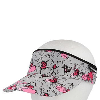 Vázací čelenka s kšiltem Coolmax ORCHIDEJ, šedá
