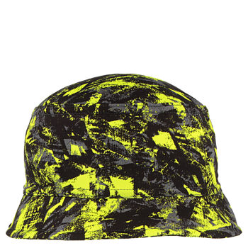 klobouk STŘEPY, fluo žlutá