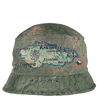 klobouk MAPA ČR, olivová