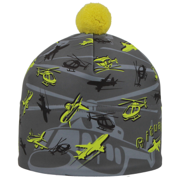 čepice Stelvio AIR FORCE, šedá/zelená