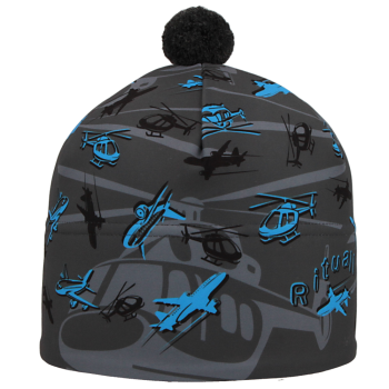 čepice Stelvio AIR FORCE, šedá/modrá