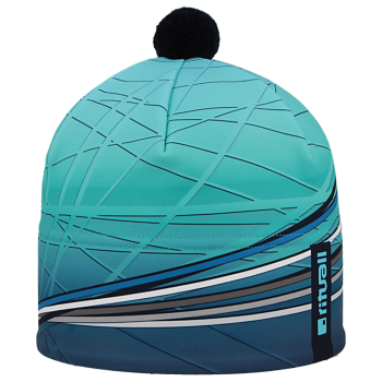 čepice Stelvio ČÁRY, tyrkysová/modrá