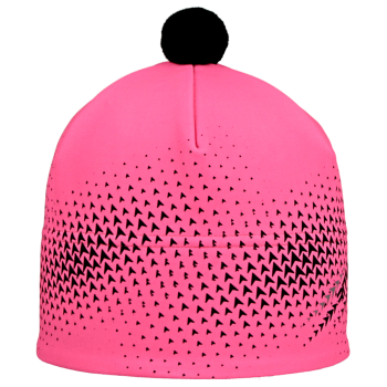 čepice Stelvio HROTY, fluo růžová
