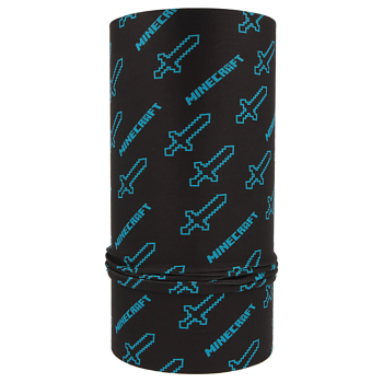 nákrčník MINECRAFT, černá/modrá