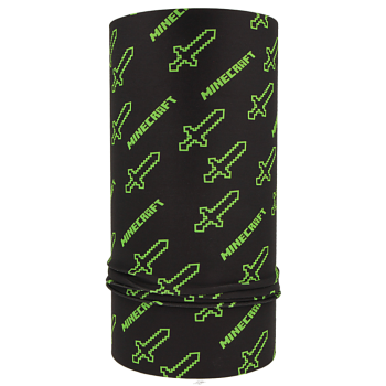 nákrčník MINECRAFT, černá/zelená