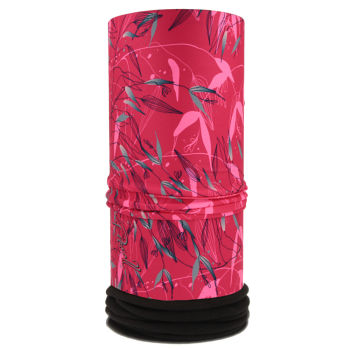 Nákrčník s flisem BAMBUS, fuchsie