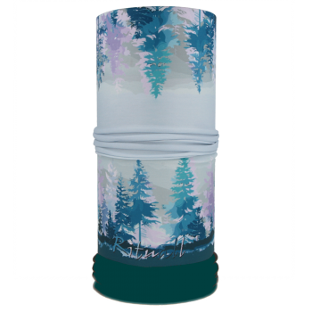 Nákrčník s flisem FOREST, modrá/růžová