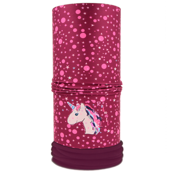 Nákrčník s flisem JEDNOROŽEC, lila